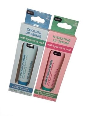 Cooling and Hydrating Lip Serum Set - Mint and Cherry